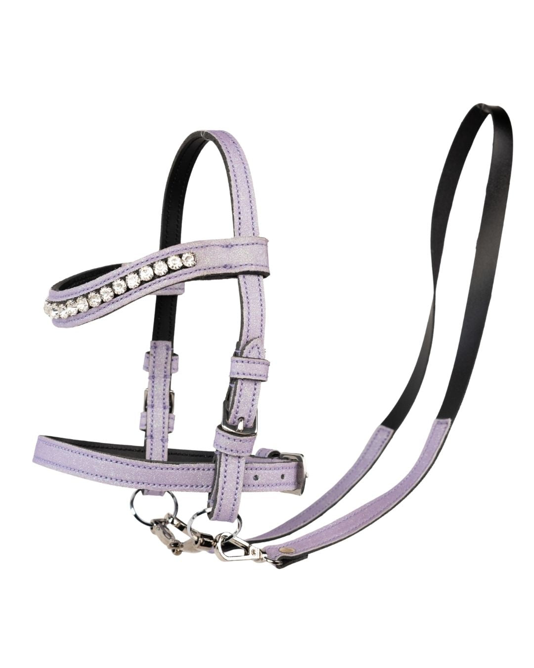 Trense lilla glitter