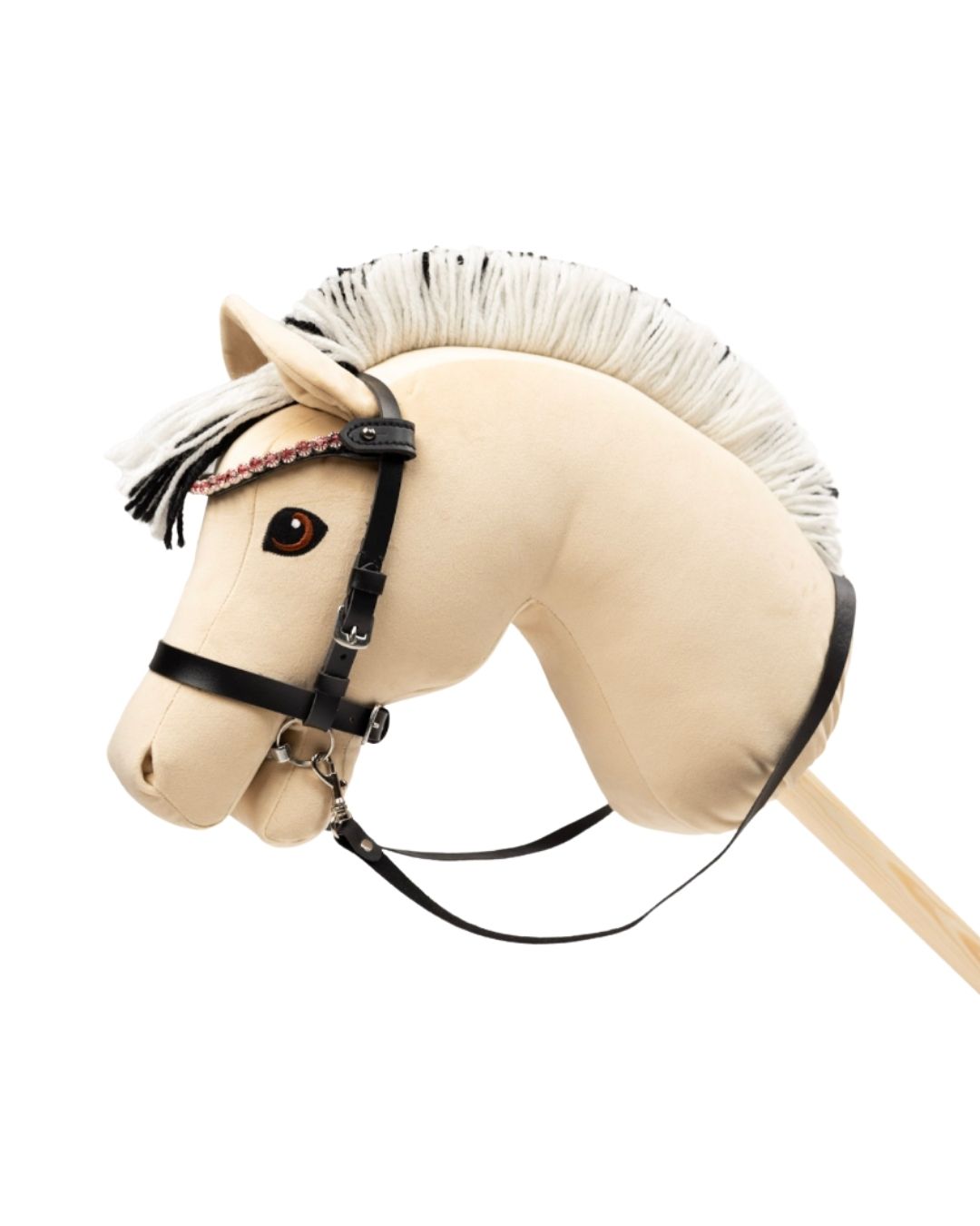 Pandebånd med pink sten