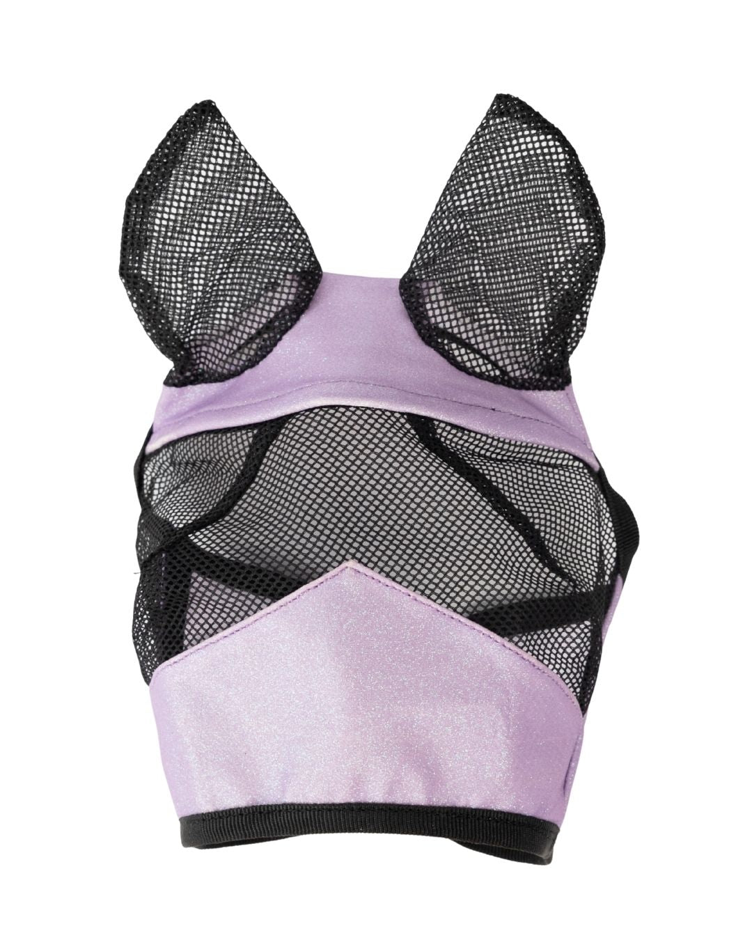 Insekt maske lilla glitter