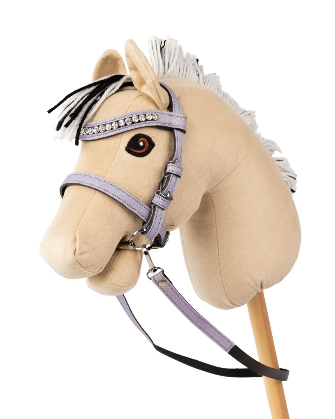 Trense lilla glitter