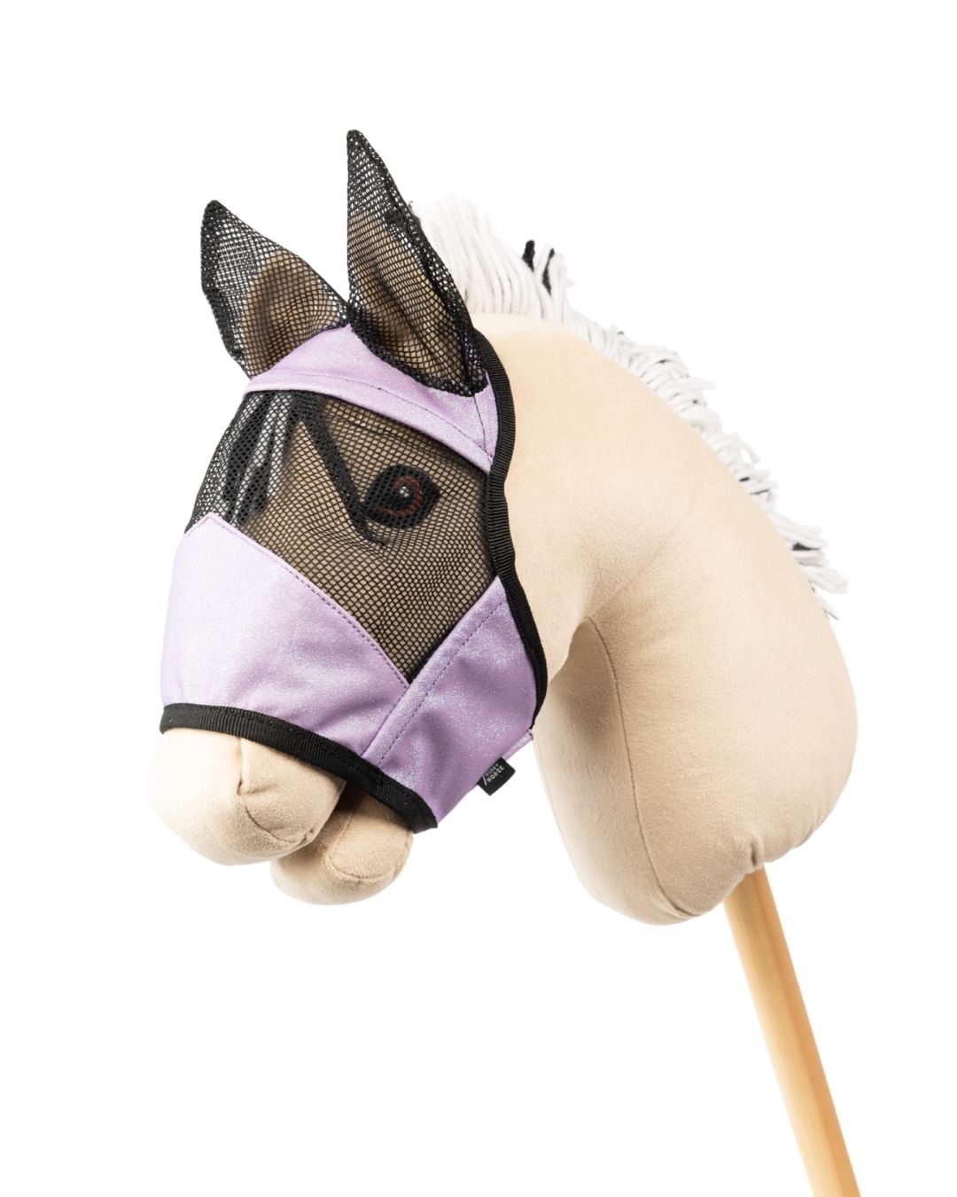 Insekt maske lilla glitter